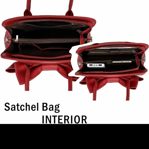 Red Bow Handbag - Picture 5 of 6
